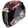 Casque Integrale Scorpion Exo 491 Spector Black Red
