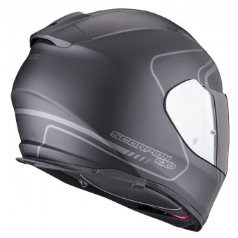 Scorpion Exo 491 West Matt Black Silver + Kit Bluetooth 5S