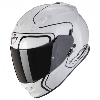 Scorpion Exo 491 West White Black + Kit Bluetooth SMH5