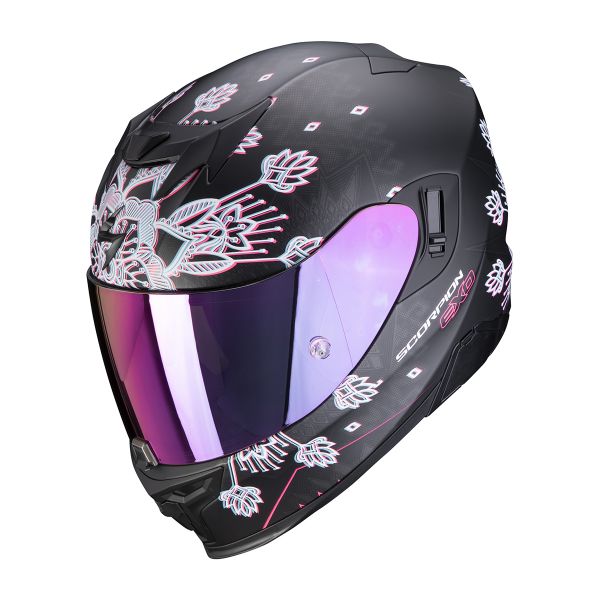 Integrale Scorpion Exo 520 Air Tina Matt Black Silver