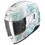Casque Integrale Scorpion Exo 520 Evo Air Fasta White Light Blue