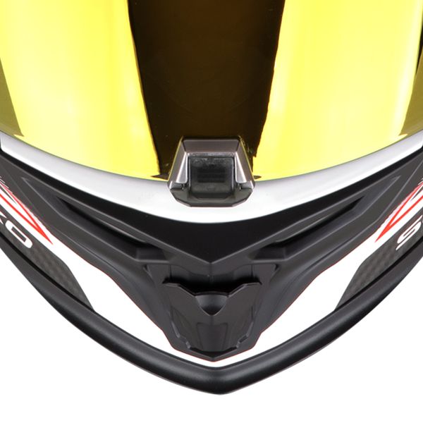 Scorpion Exo 520 Evo Air Lena Matt White Silver Red + Kit Bluetooth 5S Solo