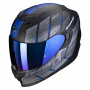 Casque Integrale Scorpion Exo 520 Evo Air Maha Matt Black Blue