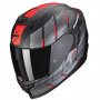 Casque Integrale Scorpion Exo 520 Evo Air Maha Matt Black Red
