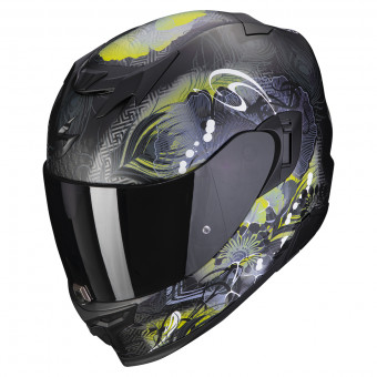 Scorpion Exo 520 Evo Air Melrose Matt Black Yellow + Kit Bluetooth 5S