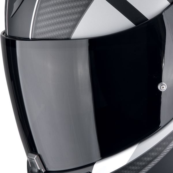 Scorpion Exo 520 Evo Air Sensus Matt Black Silver + Kit bluetooth 5R Lite