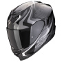 Casque Integrale Scorpion Exo 520 Evo Air Terra Black Silver White