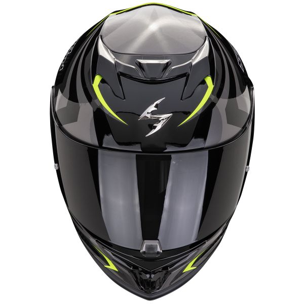 Scorpion Exo 520 Evo Air Terra Black Silver Yellow Fluo