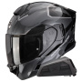 Casque Integrale Scorpion Exo 530 Air Clip Silver Black + Kit bluetooth Exo-Com Link-1