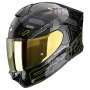 Casque Integrale Scorpion Exo 530 Air Fond Black Neon Yellow