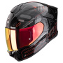 Casque Integrale Scorpion Exo 530 Air Fond Metal Black Red