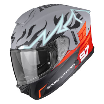 Integrale Scorpion Exo 530 Air Jsk 97 Matt Grey Red
