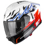 Casque Integrale Scorpion Exo 530 Air Jsk 97 White Red