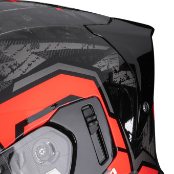 Scorpion Exo 530 Air Meteor Black Silver Red