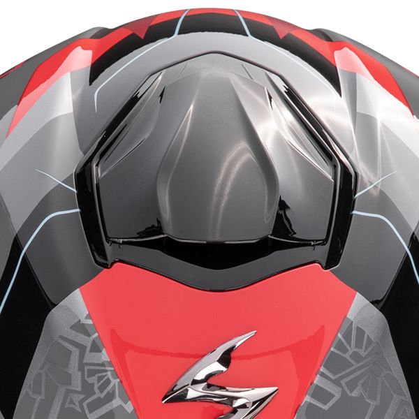 Scorpion Exo 530 Air Rok Grey Black Red