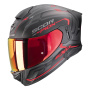 Casque Integrale Scorpion Exo 530 Air Slope Matt Black Red