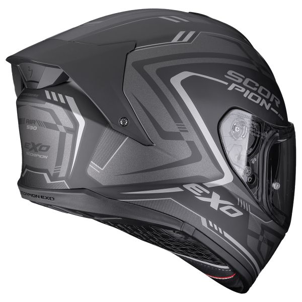 Scorpion Exo 530 Air Slope Matt Black Silver