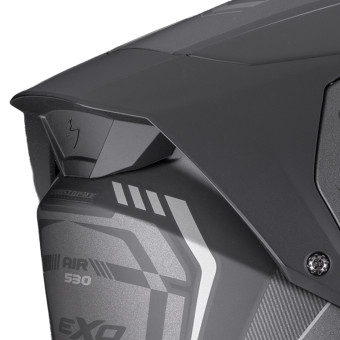 Scorpion Exo 530 Air Slope Matt Black Silver