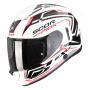 Casque Integrale Scorpion Exo 530 Air Slope White Black Red