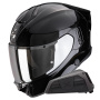 Casque Integrale Scorpion Exo 530 Air Solid Black + Kit bluetooth Exo-Com Link-1