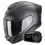 Casque Integrale Scorpion Exo 530 Air Solid Matt Black + Kit Bluetooth 5S Solo