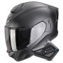 Casque Integrale Scorpion Exo 530 Air Solid Matt Black + Kit Bluetooth BT Mini