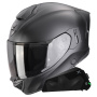 Casque Integrale Scorpion Exo 530 Air Solid Matt Black + Kit bluetooth Exo-Com Link-1C