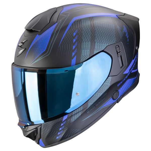 Integrale Scorpion Exo 530 Air Theras Matt Black Blue Integrale Scorpion Exo 530 Air Theras Matt Black Blue