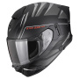 Casque Integrale Scorpion Exo 530 Air Tigris Black Matt Silver