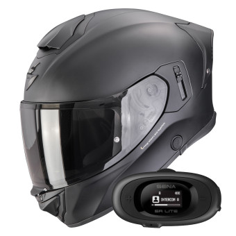 Casque Integrale Scorpion Exo 530 i Air Solid Matt Black+ Kit bluetooth 5R Lite Casque Integrale Scorpion Exo 530 i Air Solid Matt Black+ Kit bluetooth 5R Lite