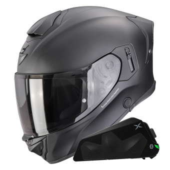 Casque Integrale Scorpion Exo 530 i Air Solid Matt Black + Kit bluetooth Exo-Com Link-1C Casque Integrale Scorpion Exo 530 i Air Solid Matt Black + Kit bluetooth Exo-Com Link-1C