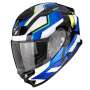 Casque Integrale Scorpion Exo GT SP Air Arkon Black White Blue