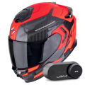 Pack Exo GT SP Air Flex Black Red Fluo + Kit Bluetooth Lokui K30
