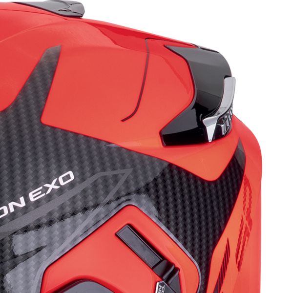 Scorpion Exo GT SP Air Flex Nero Rosso Fluo