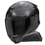 Casque Integrale Scorpion Exo GT SP Air Solid Black Pearl Mat + Kit bluetooth Exo-Com Link-1
