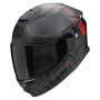 Casque Integrale Scorpion Exo GT SP Air Techlane Black Mat Grey Red