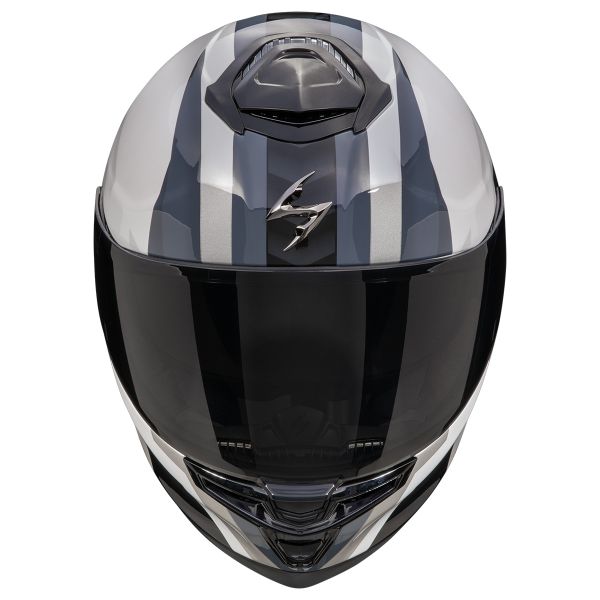 Scorpion Exo GT SP Air Touradven White Pearl Silver + Kit bluetooth 5R Lite Solo