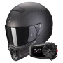 Casque Integrale Scorpion EXO-HX1 Carbon SE Matt Black + Kit bluetooth 5S