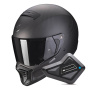 Casque Integrale Scorpion EXO-HX1 Carbon SE Matt Black + Kit Bluetooth BT Mini