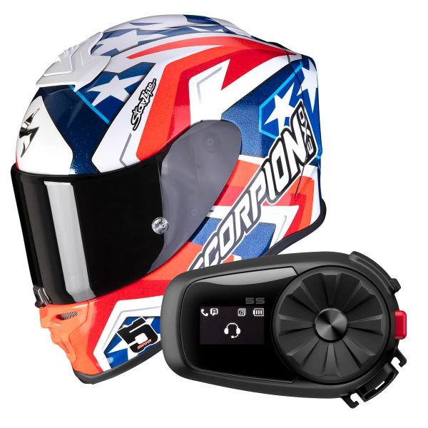 Integrale Scorpion Exo R1 Air Replica Alvaro II + Kit Bluetooth 5S