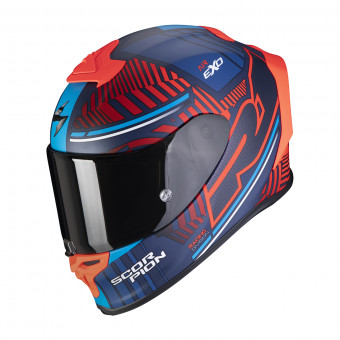 Scorpion Exo R1 Air Victory Matt Blue Red + Kit Bluetooth 5S