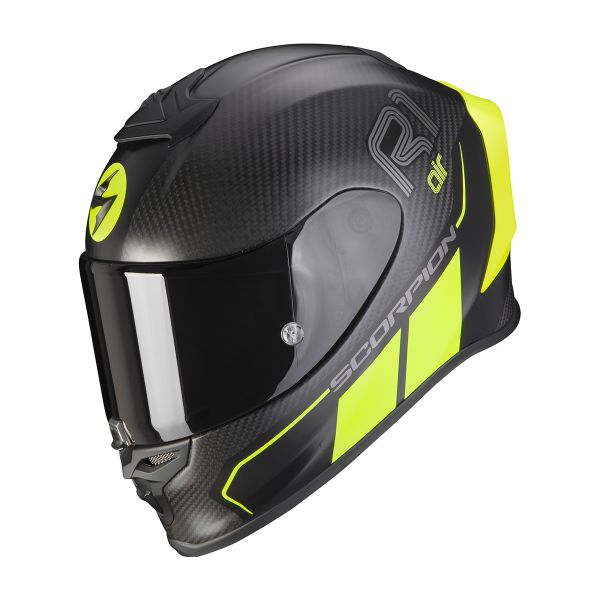 Integrale Scorpion Exo R1 Carbon Air Corpus II Matt Black Neon Yellow