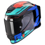 Casque Integrale Scorpion Exo R1 Evo Air Blaze Black Blue Red