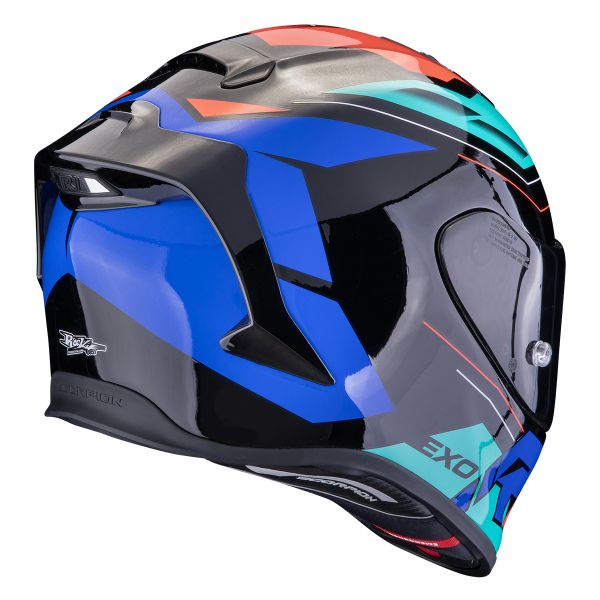 Scorpion Exo R1 Evo Air Blaze Black Blue Red