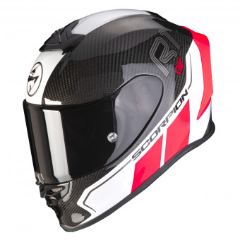 Scorpion Exo R1 Evo Carbon Air Corpus II Red + Intercom Sena 5S