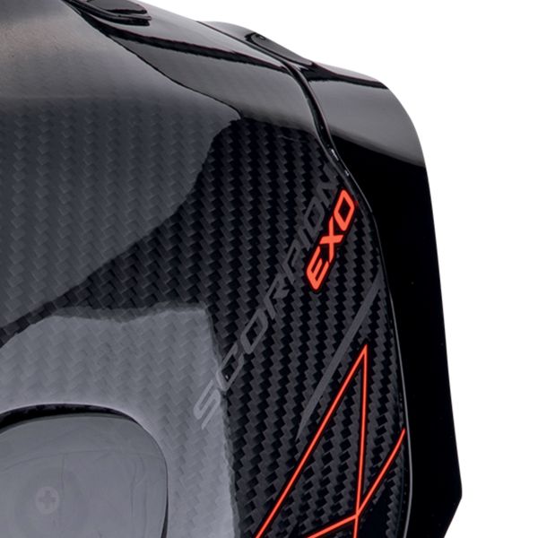 Scorpion Exo R1 Evo Carbon Air Cynergy Nero Rosso