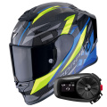 Pack Exo R1 Evo Carbon Air Runner Black Blue Yellow + Kit Bluetooth 5S Solo