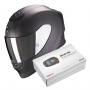 Casque Integrale Scorpion Exo R1 Evo Carbon Air Solid Matt Black + Intercom Sena SMH5