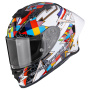 Casque Integrale Scorpion Exo R1 Evo II Air Pouls White Multi