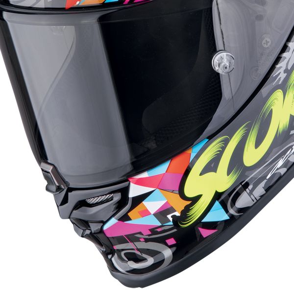 Scorpion Exo R1 Evo II Air Savage Nero Blu Rosa